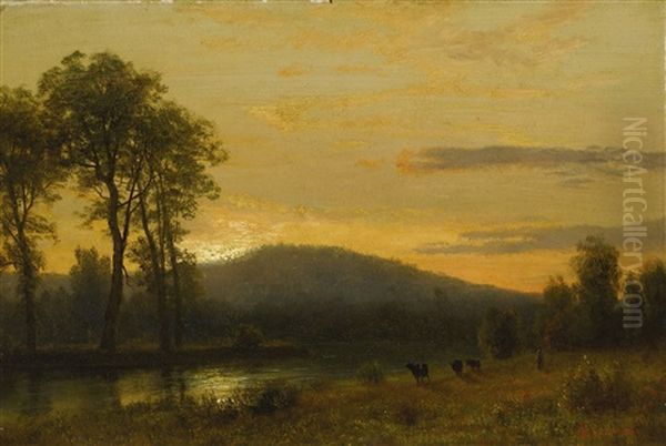 Sunset Near Conway, New Hampshire - view 1