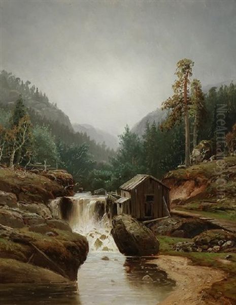 Landscape With Sawmill On The Northern California Coast - view 1