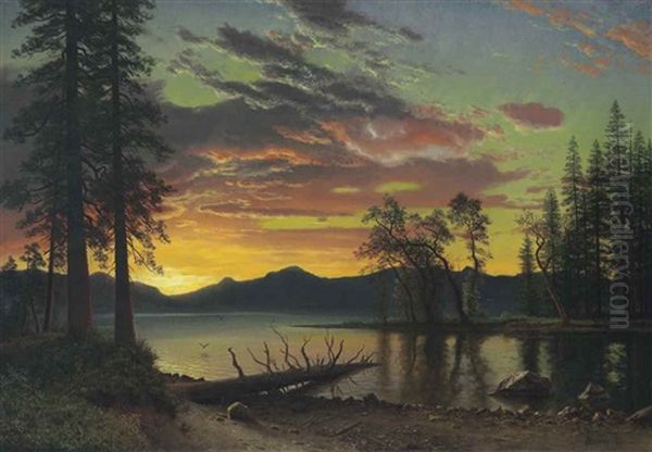 Twilight, Lake Tahoe - view 1