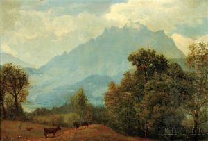 Pilatus, Switzerland by Albert Bierstadt