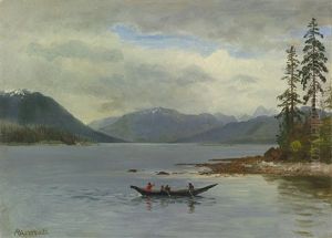 Northwest Coast, Loring Bay, Alaska by Albert Bierstadt