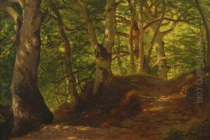 A Path Through The Forest by Albert Bierstadt