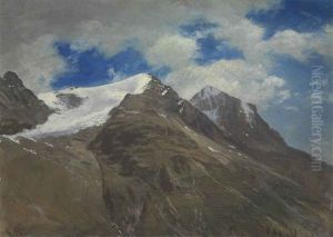 Peaks In The Rockies by Albert Bierstadt