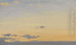 Sky (study) by Albert Bierstadt