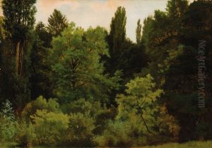 Deep In The Rockies by Albert Bierstadt