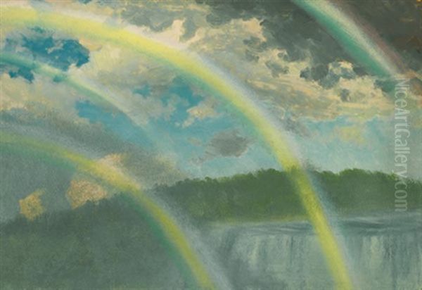 Rainbow Over Niagara Falls - view 1