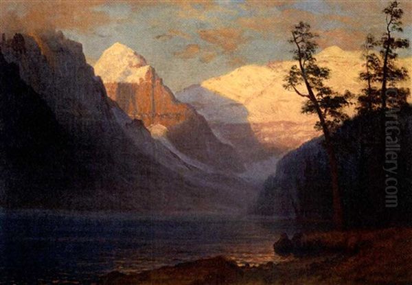 Evening Glow, Lake Louise - view 1