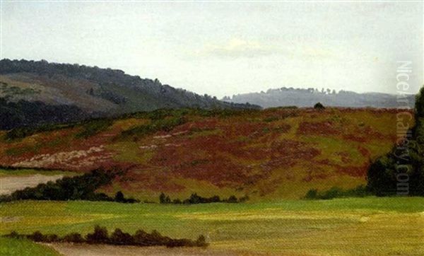 Landscape With Cottage, Westphalia, Germany (+ Rolling Hills, Westphalia, Germany, Smaller; 2 Works) - view 1