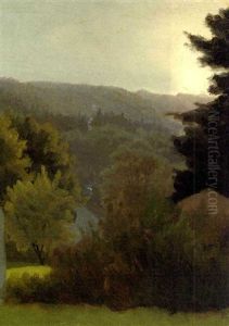 German Forest by Albert Bierstadt
