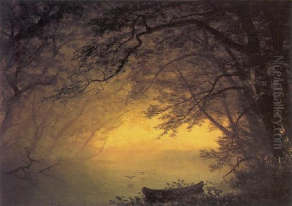 Canoe By The Edge Of The River - view 1