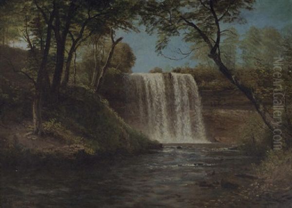 Waterfall, Ninnehaha Falls, Minnesota - view 1