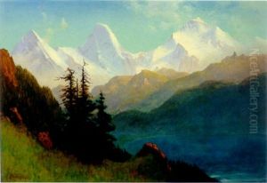 Splendor Of The Grand Tetons by Albert Bierstadt