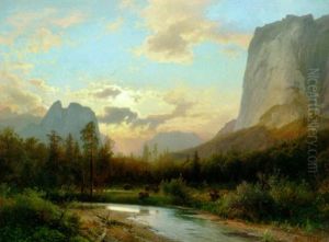 Buffalo Hunt by Albert Bierstadt