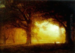 California Oaks by Albert Bierstadt