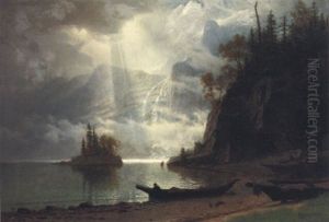 The Island by Albert Bierstadt