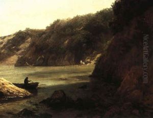 Black Point, San Francisco Bay by Albert Bierstadt