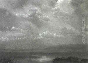 Landscape With Clouds by Albert Bierstadt