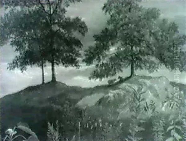 Cows Grazing In A Spring Landscape - view 1