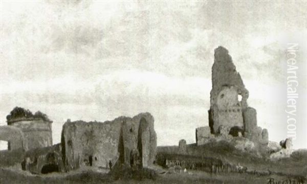 Ruins In The Roman Campagna - view 1