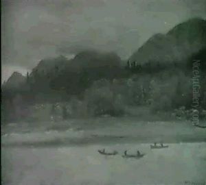 Chilcotin Indian Camp by Albert Bierstadt