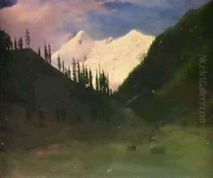 Yellowstone Park by Albert Bierstadt