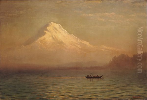 Sunrise On Mount Tacoma - view 1