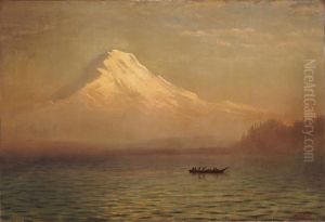 Sunrise On Mount Tacoma by Albert Bierstadt