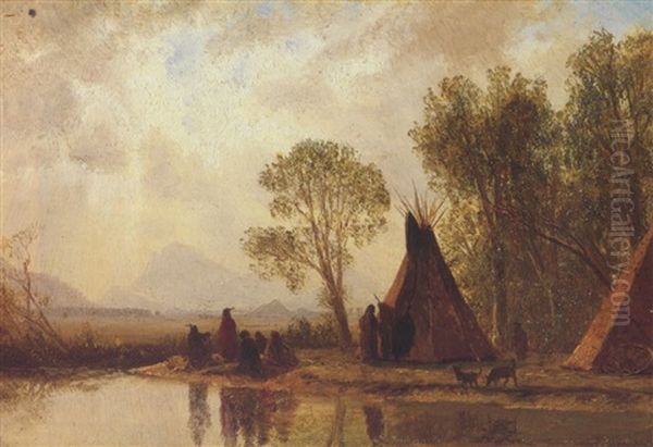 Shoshone Indians - Rocky Mountains - view 1