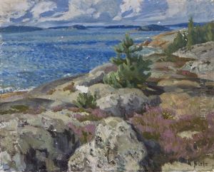 Rocky Shore by Helmi Ahlman Biese