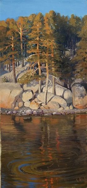 Shore In Evening Sun - view 1