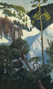Winter Landscape by Helmi Ahlman Biese