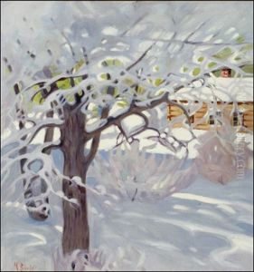 Talvipaiva - Vinterdag by Helmi Ahlman Biese