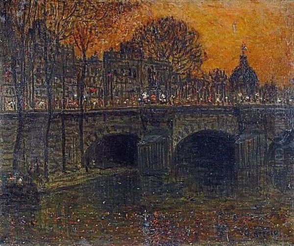 Vue De Paris La Nuit - view 1