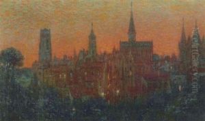 Ciel Rouge Sur Paris Ciel Rouge Sur Paris