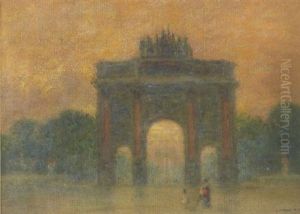 L'arc De Triomphe Du Carrousel by Marie Gabriel Biessy