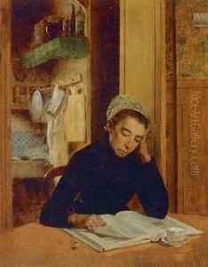 La Tante Helene, Soeur Du Peintre by Marie Gabriel Biessy