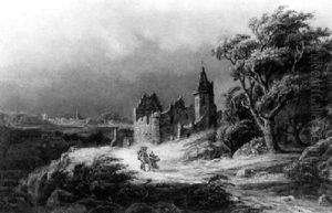 Stormy Weather Over A Landscape Near Cleves by Anthony Biester