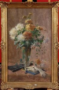 Vase De Chrysanthemes