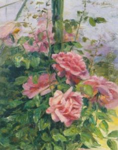 Rosenstilleben by Marie De Bievre