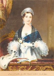 Victoria, Queen Of Great Britain by Sarah Biffin