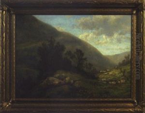 Landscape With Sheep by Daniel Folger Bigelow