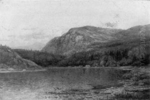 The Mountain Lake/an Adirondack Landscape by Daniel Folger Bigelow