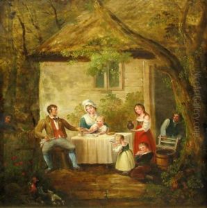 Lunch Outdoors by William Redmore Bigg