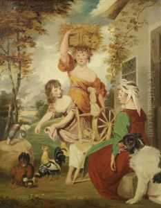 The Cottager's Daughters by William Redmore Bigg