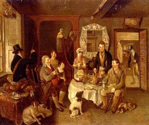 The Shooting Party's Lunch by William Redmore Bigg