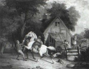 Calming The Horse by William Redmore Bigg