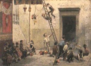 Final De La Fiesta- Sul Sagrato by Vespasiano Bignami