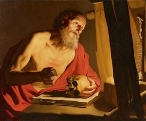 Saint Jerome by Trophime (Theophisme) Bigot the Elder