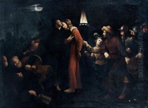 Le Baiser De Judas by Trophime (Theophisme) Bigot the Elder
