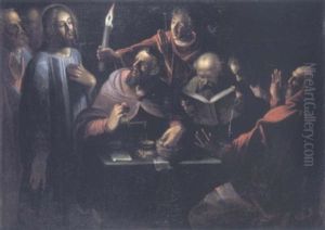 La Vocation De Saint Matthieu by Trophime (Theophisme) Bigot the Elder
